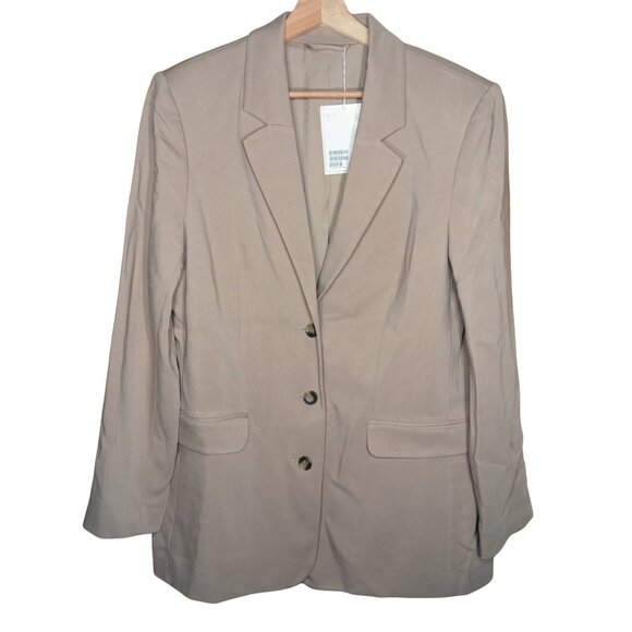 & Other Stories Tailored Single Breasted 3-Button Blazer Viscose NWT - Picture 3 of 11
